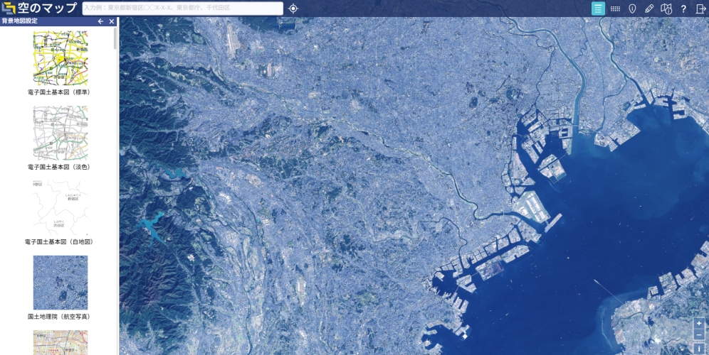 国土地理院の背景地図