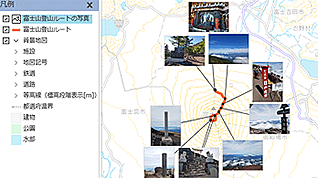 富士山登頂記録マップ