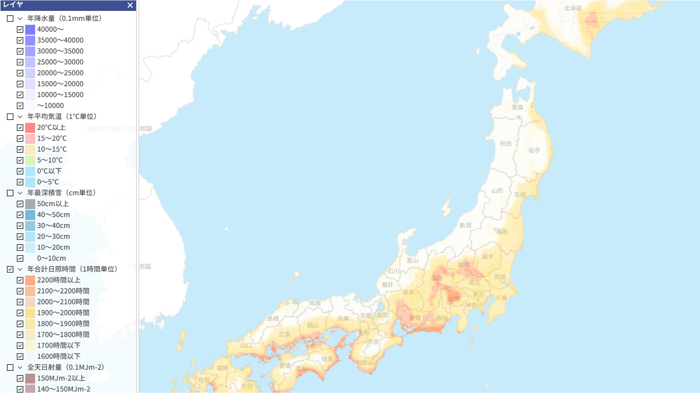 大規模太陽光発電建設候補地マップ